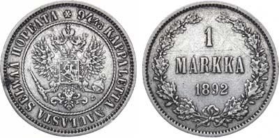 Лот №1297, 1 марка 1892 года. L.