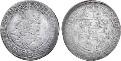 Лот №310,  Речь Посполитая. Король польский и великий князь литовский Ян II Казимир. 18 грошей (тимпф) 1658 года.