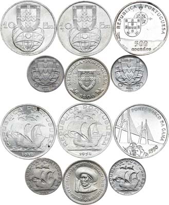Лот №99,  Португалия. Сборный лот из 6 монет 1942-1998.