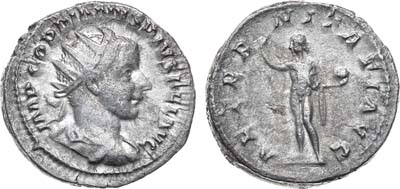 Лот №12,  Римская Империя. Император Гордиан III. Денарий 238 года.