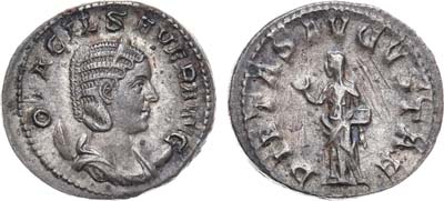 Лот №23,  Римская Империя. Императрица Марция Отацилия Севера. Антониниан 247 год.