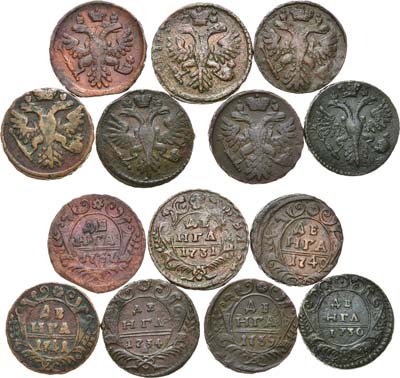 Лот №261, КОЛЛЕКЦИЯ. Сборный лот 1741 года. из 7 монет.