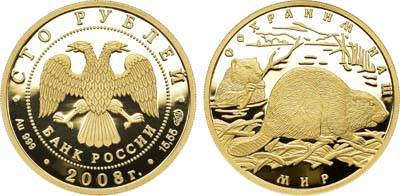 Лот №176, 100 рублей 2008 года. Серия 