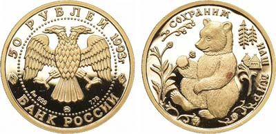 Лот №44, 50 рублей 1993 года. Серия 