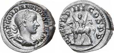 Лот №26,  Римская Империя. Император Гордиан III. Антониниан 240 года.