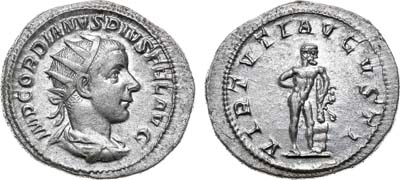 Лот №28,  Римская Империя. Император Гордиан III. Антониниан 241-243 гг.