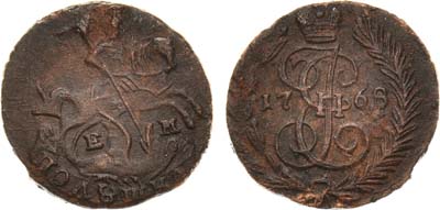 Лот №715, Полушка 1768 года. ЕМ.