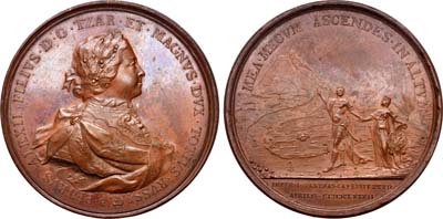 Лот №5, Медаль 1682 года. В память восшествия Петра I на престол.