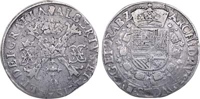 Лот №679, Испанские Нидерланды. Талер (патагон) 1612-1621 года.