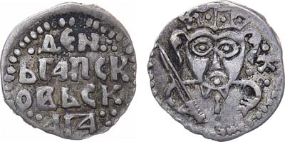 Лот №394,  Псковская республика. Денга 1424-1460гг.