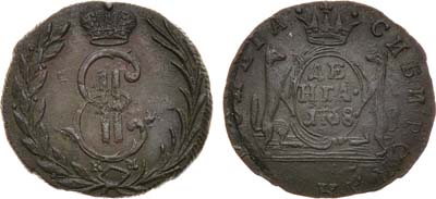 Лот №613, Денга 1768 года. КМ. Сибирские.