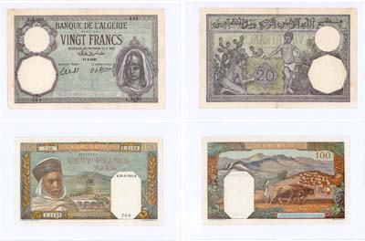 Лот №302,  Алжир. Коллекция из 32 банкнот 1941-2018 гг., подобранные по выпускам и годам.