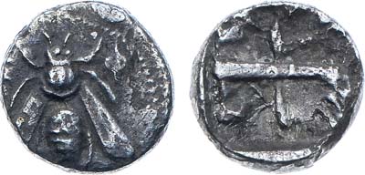 Лот №14,  Древняя Греция. Иония. Гемидрахма 340-325 гг. до н.э.