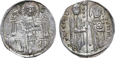 Лот №357,  Королевство Сербия. Король Штефан Урош II Милутин. Грош 1282-1321 гг.