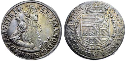 Лот №361,  Священная Римская. Австрия. Эрцгерцог Фердинанд II. Талер 1564-1595 гг.