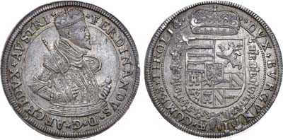 Лот №362,  Священная Римская империя. Австрия. Эрцгерцог Фердинанд. Талер 1564-1595 гг.