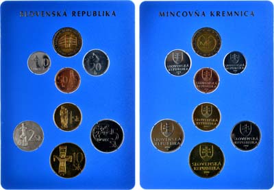 Лот №366,  Словакия 8 монет 1997 года.