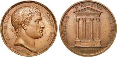 Лот №379,  Первая Французская империя. Император Наполеон I Бонапарт. Медаль 