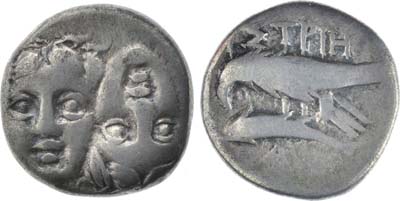 Лот №8,  Древняя Греция. Фракия. г. Истрия. Драхма IV век. до н.э.