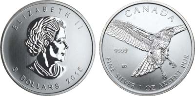 Лот №52,  Канада. Королева Елизавета II. 5 долларов 2015 года. Серия 
