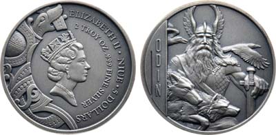 Лот №72,  Ниуэ. Королева Елизавета II. 5 долларов 2016 года. Серия 