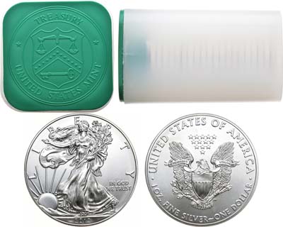 Лот №87,  США. Сборный лот из 20 монет по 1 доллару 2012 года. Шагающая свобода.