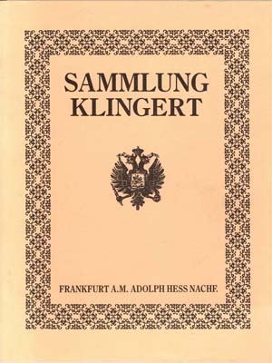 Лот №1451,  Adolph Hess Nachf. Каталог аукциона. Собрание господина Густава Клингерта в Москве. Русские монеты. РЕПРИНТ Русского Нумизматического Общества (США).