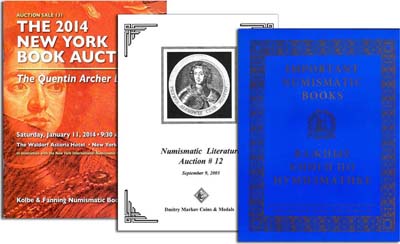 Лот №2154,  Лот из 3 каталогов американских аукционов с продажей нумизматической литературы.