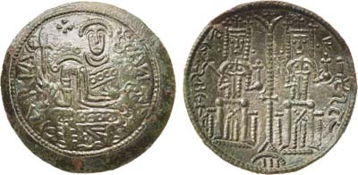 Лот №274,  Королевство Венгрия. Король Бела III. Фоллис 1172-1196 гг.