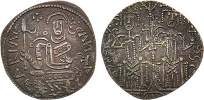 Лот №275,  Королевство Венгрия. Король Белла III. Фоллис 1172-1196 гг.