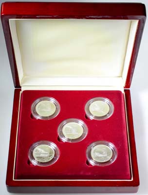 Лот №1324, Набор 2005 года. В память 60-летия атомной отрасли России.