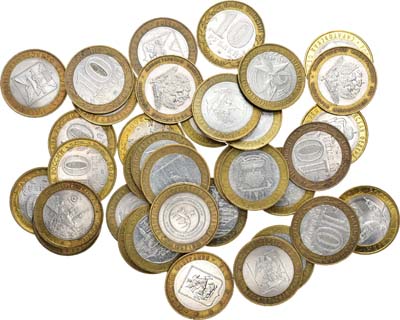 Лот №1353, Сборный лот из 36 монет.