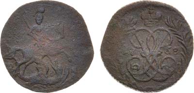 Лот №489, Полушка 1758 года.