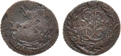 Лот №566, Полушка 1776 года. ЕМ.