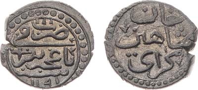 Лот №571,  Крымское ханство. Хан Шахин-Гирей. 3-й год правления. Кара-Бешлык (акче).