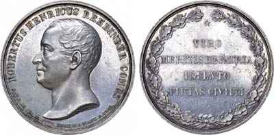 Лот №810, Медаль 1841 года. В память графа Р.И. Ребиндера.