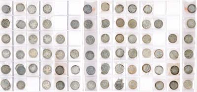 Лот №1456, Сборный лот из 45 монет.
