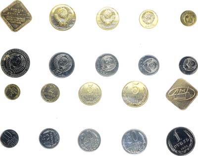 Лот №1744, Годовой набор монет 1989 года. Улучшенного качества Государственного Банка СССР.