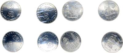 Лот №1773, Полный комплект медалей 1991 года. В память 250-летия открытия Русской Америки.