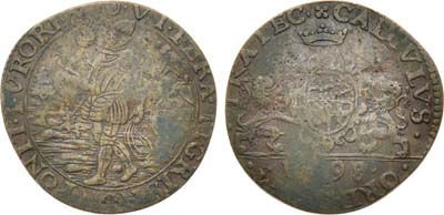 Лот №386,  Нидерланды. Утрехт. Жетон 1598 года. В память об убийстве графа ван Валькенштейна Мендосой.
