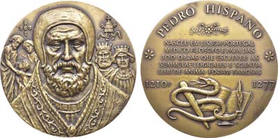Лот №418,  Португалия. Медаль. Педро Испано.