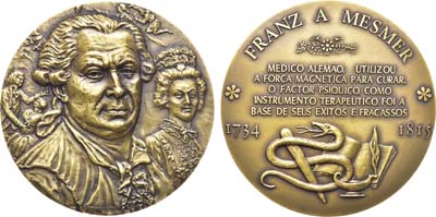 Лот №424,  Португалия. Медаль. Франц Месмер.