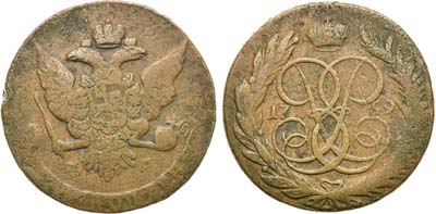 Лот №713, 5 копеек 1759 года. ММ.