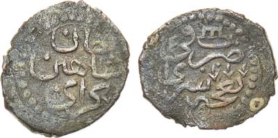 Лот №782,  Крымское ханство. Хан Шахин-Гирей. 4-й год правления. Кара-Бешлык (акче) 1777 года.