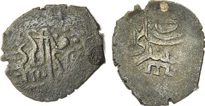 Лот №784,  Крымское ханство. Хан Шахин-Гирей. 4-й год правления. Кара-Бешлык (акче) 1777 года.