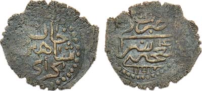 Лот №785,  Крымское ханство. Хан Шахин-Гирей. 4-й год правления. Кара-Бешлык (акче) 1777 года.