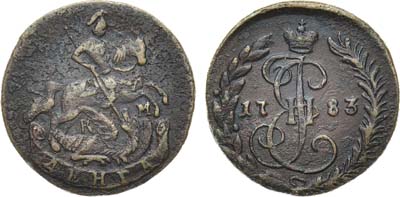 Лот №802, Денга 1783 года. КМ.