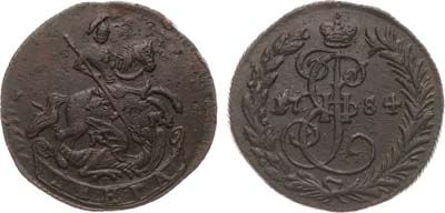 Лот №805, Денга 1784 года. КМ.