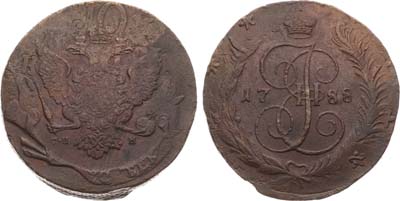 Лот №817, 5 копеек 1788 года. СПМ.