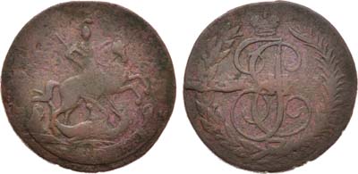 Лот №853, 2 копейки 1793 года. Е-М. 